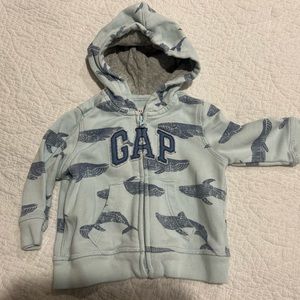 🌟BOGO🌟 Buy 1, Get 1 1/2 off!!  Gap Whale Zip Hoodie